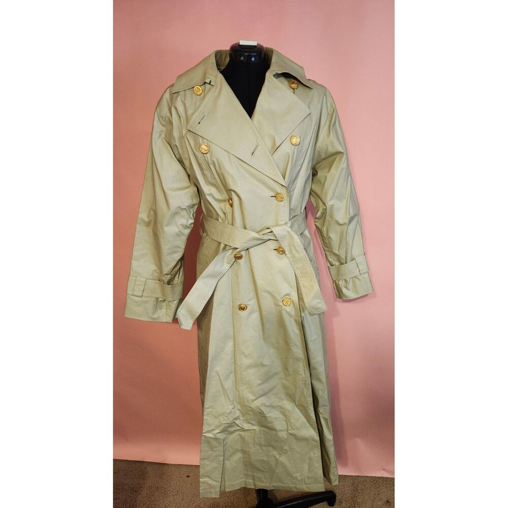 London Fog Trench Coat Zip Out Lining 10 Reg